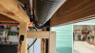 The lift-assist spring and its associated cable pose a problem. They are both inside and outside. There needs to be some kind of bug-resistant transition.