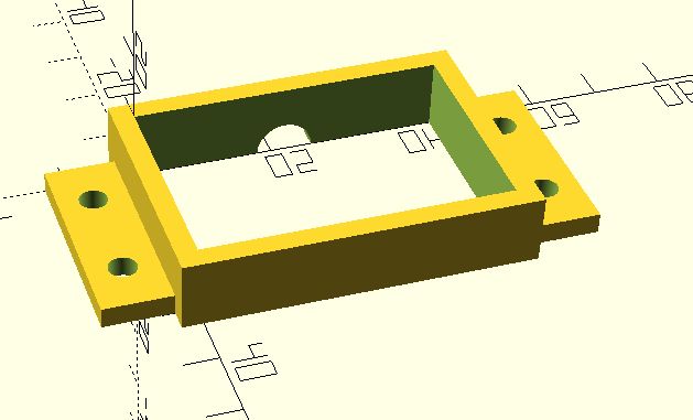 The switch housing base.