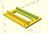 Printed upside down. The DROK buck converter slides right into the slots.