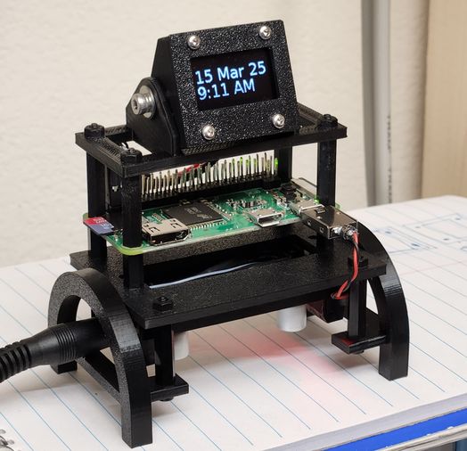 A Pi Zero with 0.96 inch OLED display.